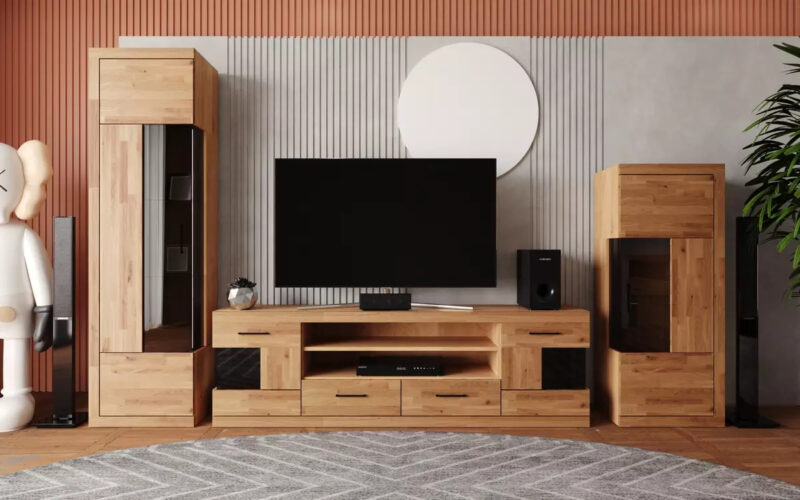 nowoczesne-meble-debowe-1.jpg Tammi puusta valmistettu vitriinkappi Raro 95