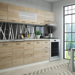 PERŁA 260 - SONOMA OAK/VALKOINEN