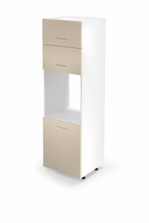 VENTO DP-60/214 korkea tavarakaappi, väri: valkoinen / beige