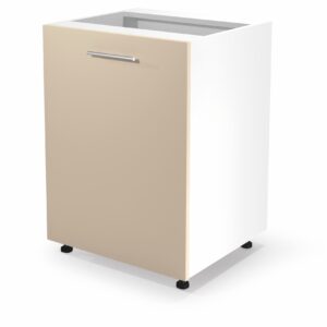VENTO DK-60/82 pesuallaskaappi, väri: valkoinen / beige