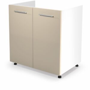VENTO DK-80/82 pesuallaskaappi, väri: valkoinen / beige