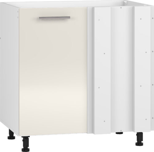 VENTO DK-80/82 kulmakaappi, väri: valkoinen / beige