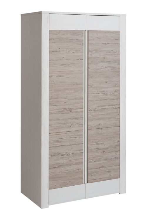 ALVO SZF2D vaatekaappi (andersen valkoinen mänty/andersen beige)