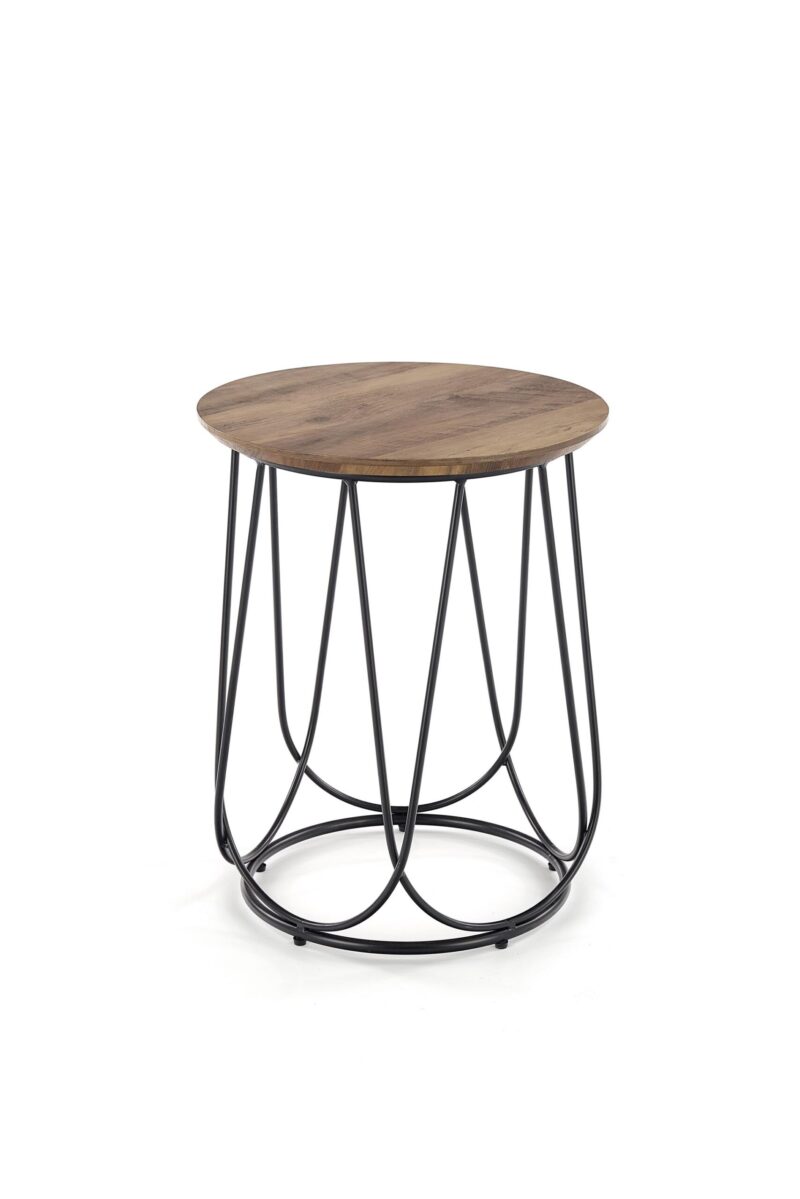 Kahvipöytä NUBIRA, musta / tammi