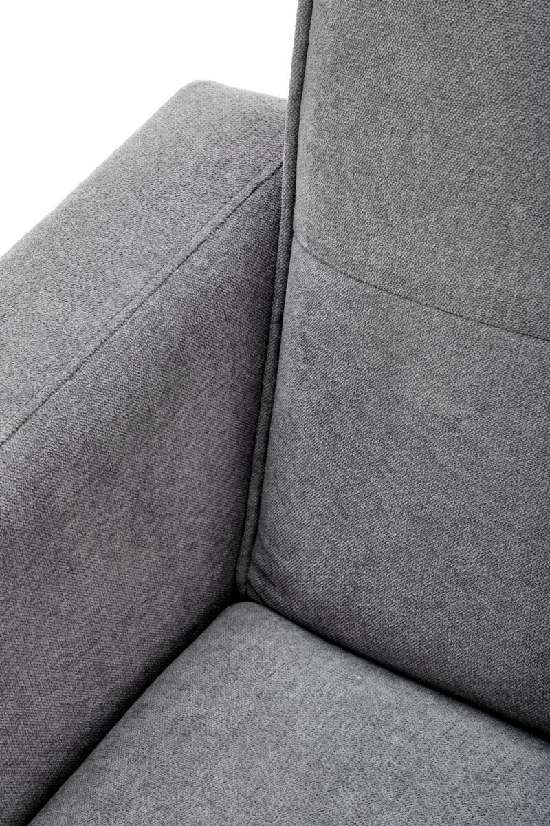 CORNER kokoontaitettava sohva ottomaanilla, väri: harmaa