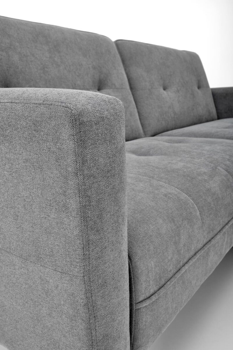 CORNER kokoontaitettava sohva ottomaanilla, väri: harmaa