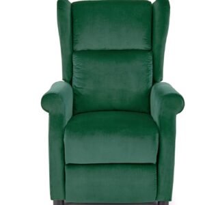 Avaava nojatuoli AURORA, tumma vihreä