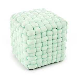RUBIK-pouffin väri: vaaleanvihreä