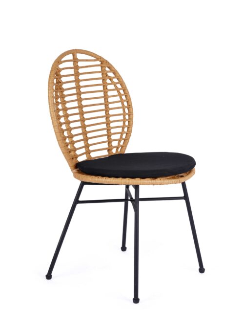 K472 tuoli luonnollinen/musta