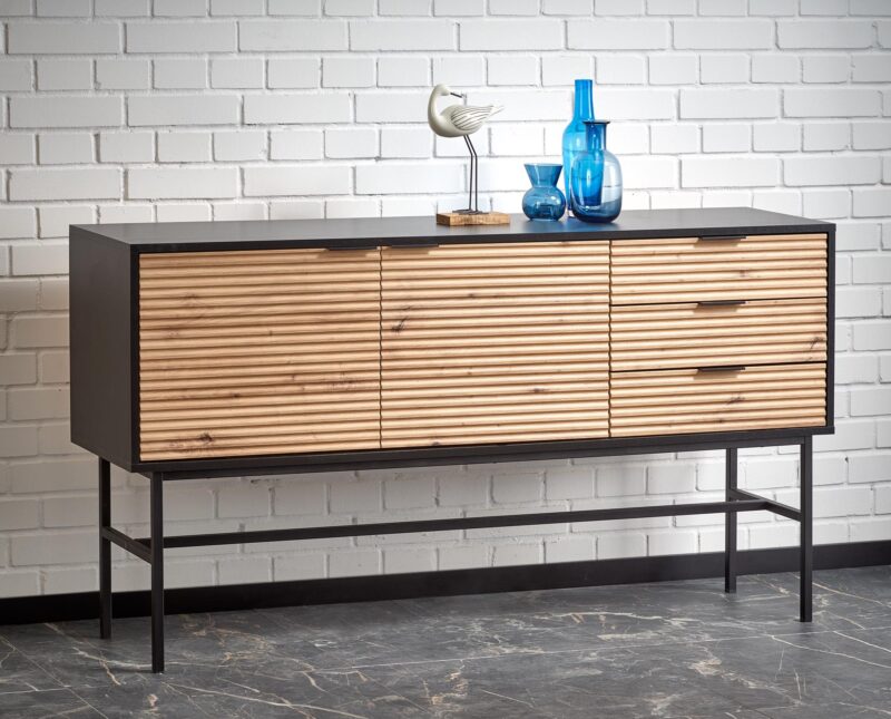 MURANO KM-1 lipasto, väri: artesaani tammi/musta