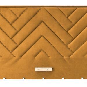 Sänky pääty MONTERO W1, sinapinkeltainen Monolith 48