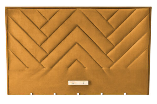 Sänky pääty MONTERO W1, sinapinkeltainen Monolith 48