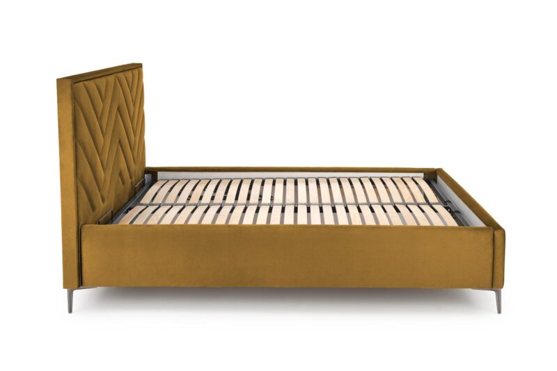 Sänky pääty MONTERO W1, sinapinkeltainen Monolith 48