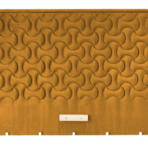 Sängynpääty MONTERO W2, sinapinkeltainen Monolith 48