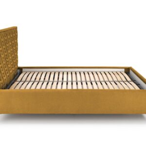 Sängynpääty MONTERO W2, sinapinkeltainen Monolith 48