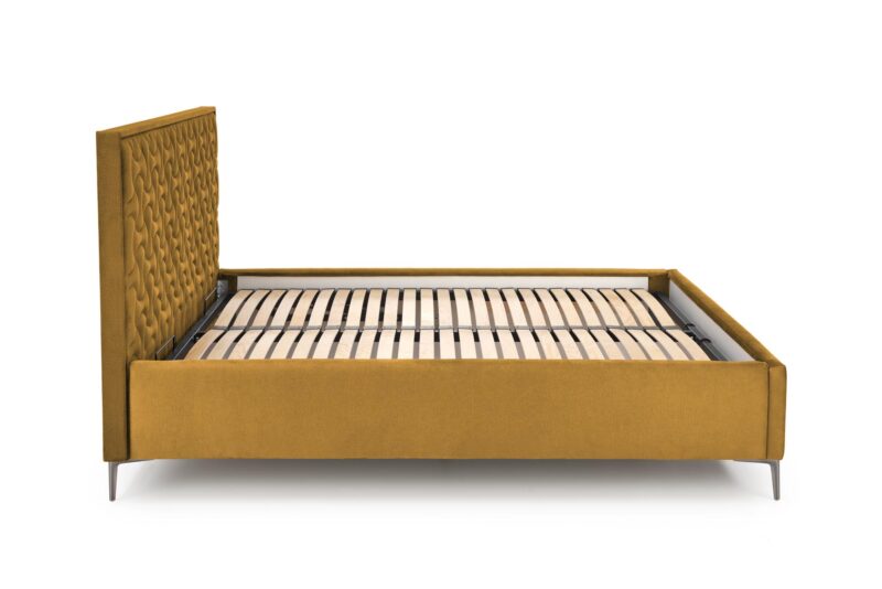 Sängynpääty MONTERO W2, sinapinkeltainen Monolith 48