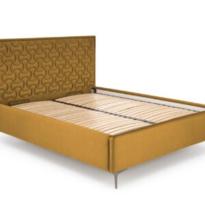 Sängynpääty MONTERO W2, sinapinkeltainen Monolith 48