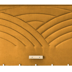 Sängyn pääty MONTERO W3, sinappikeltainen Monolith 48