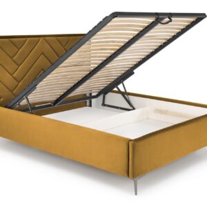 Sänky MONTERO 160x200, sinikeltainen Monolith 48