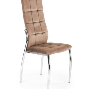 K416 tuoli, beige sametti