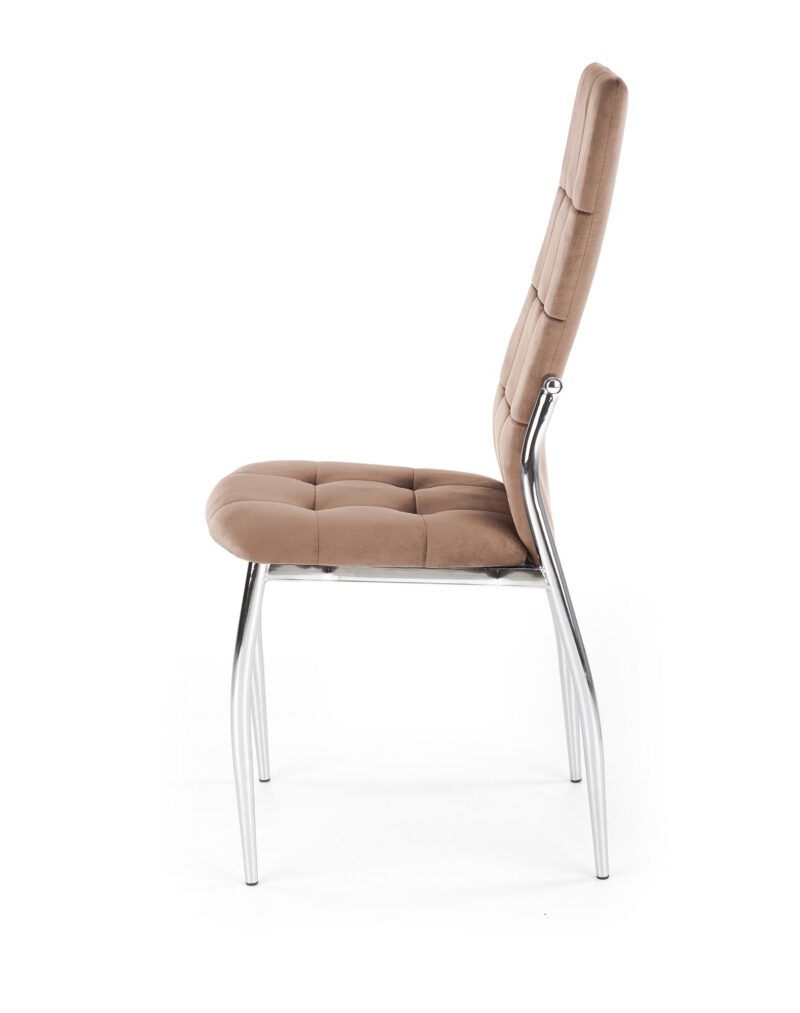 K416 tuoli, beige sametti
