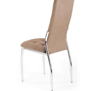 K416 tuoli, beige sametti