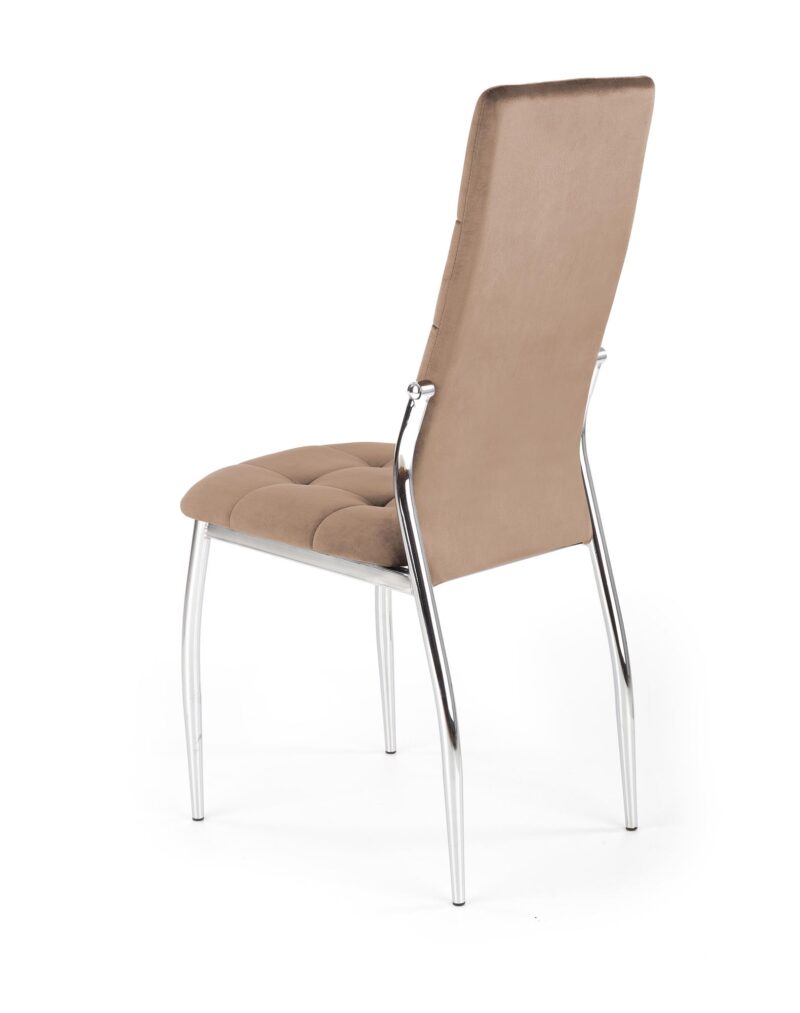 K416 tuoli, beige sametti