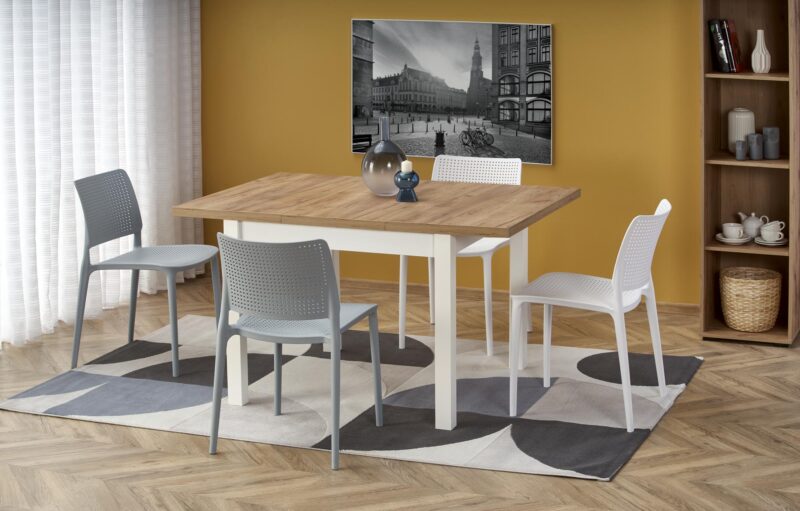 TIAGO SQUARE jatkopöytä, askartelutammea / valkoinen