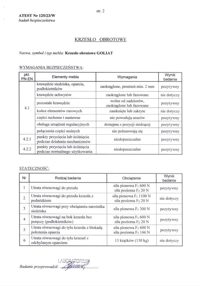 GOLIAT tuoli, musta
