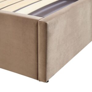 Sänky PALAZ 160, beige / kultainen