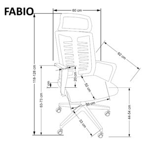 FABIO tuoli, musta