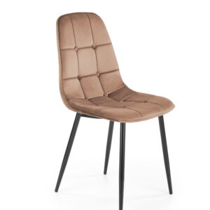 K417 tuoli, beige sametti