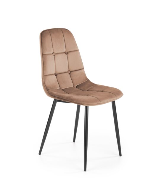 K417 tuoli, beige sametti