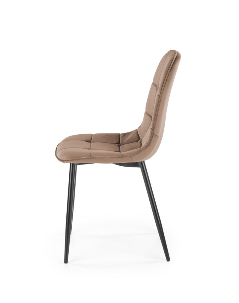 K417 tuoli, beige sametti