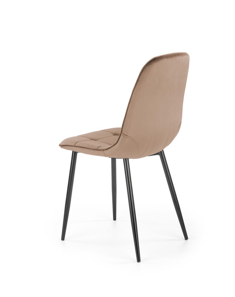 K417 tuoli, beige sametti