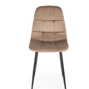 K417 tuoli, beige sametti