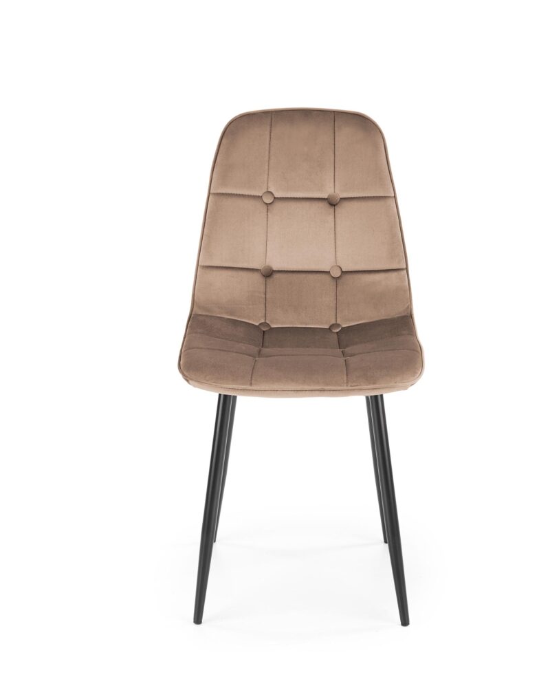 K417 tuoli, beige sametti