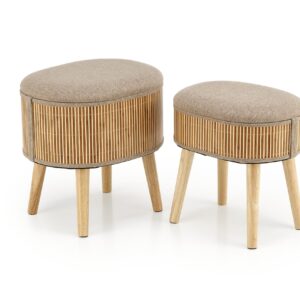 TICO kahden puffin setti, beige