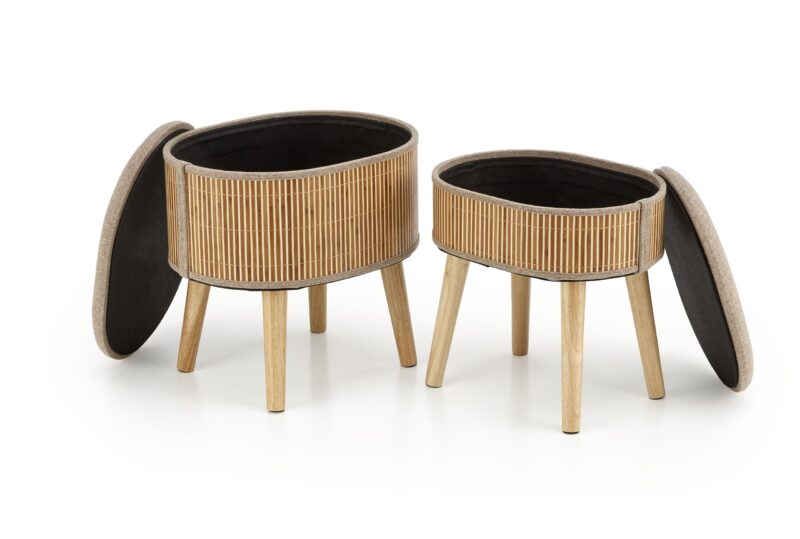TICO kahden puffin setti, beige