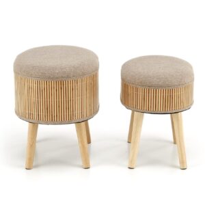 TICO kahden puffin setti, beige