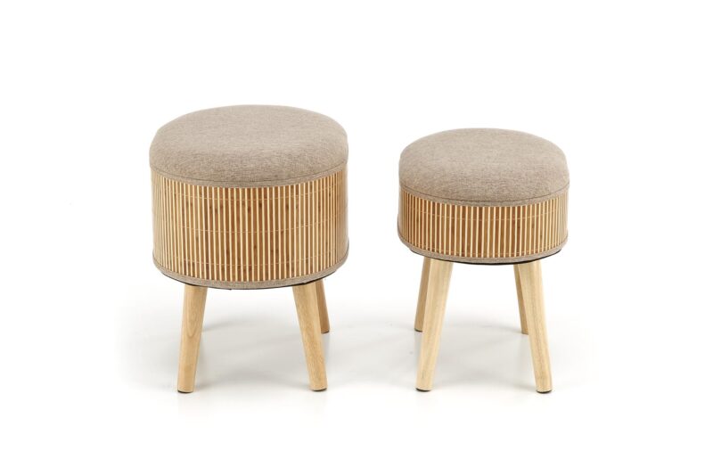 TICO kahden puffin setti, beige