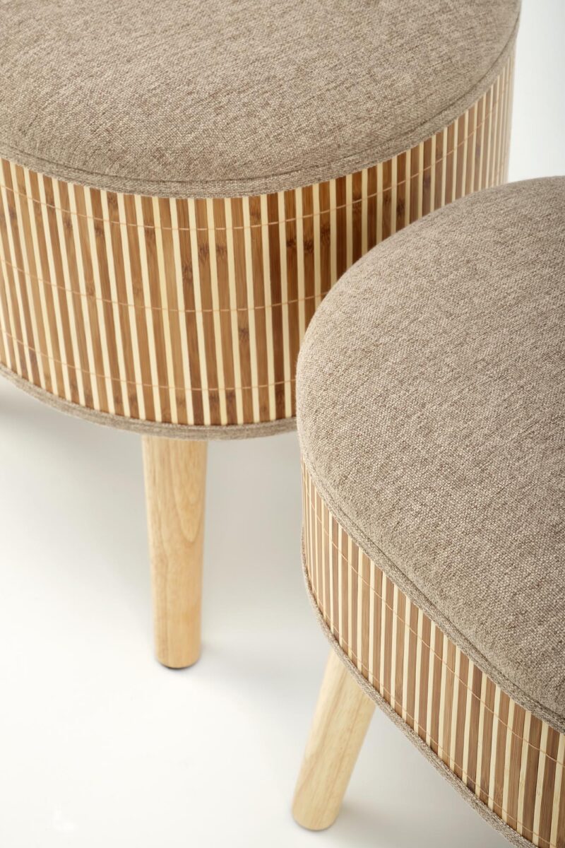 TICO kahden puffin setti, beige