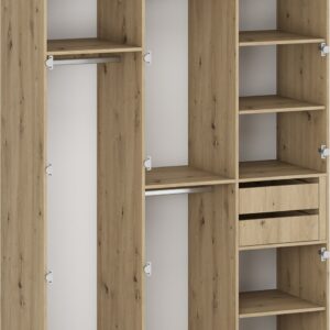 FORMO - K7 corps MODULAARIIN VAATEKAAPPIJÄRJESTELMÄ - käsityöläinen tammi