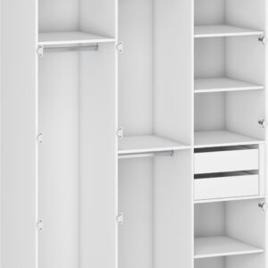 FORMO - K7 corps MODULAARIIN VAATEKAAPPIJÄRJESTELMÄ - valkoinen