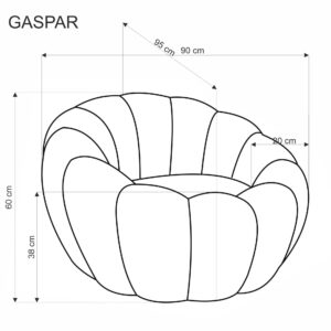 GASPAR vapaa-ajan tuoli, kerma