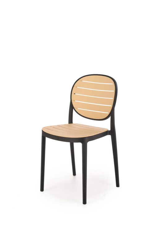 K529 tuoli, musta / luonnollinen