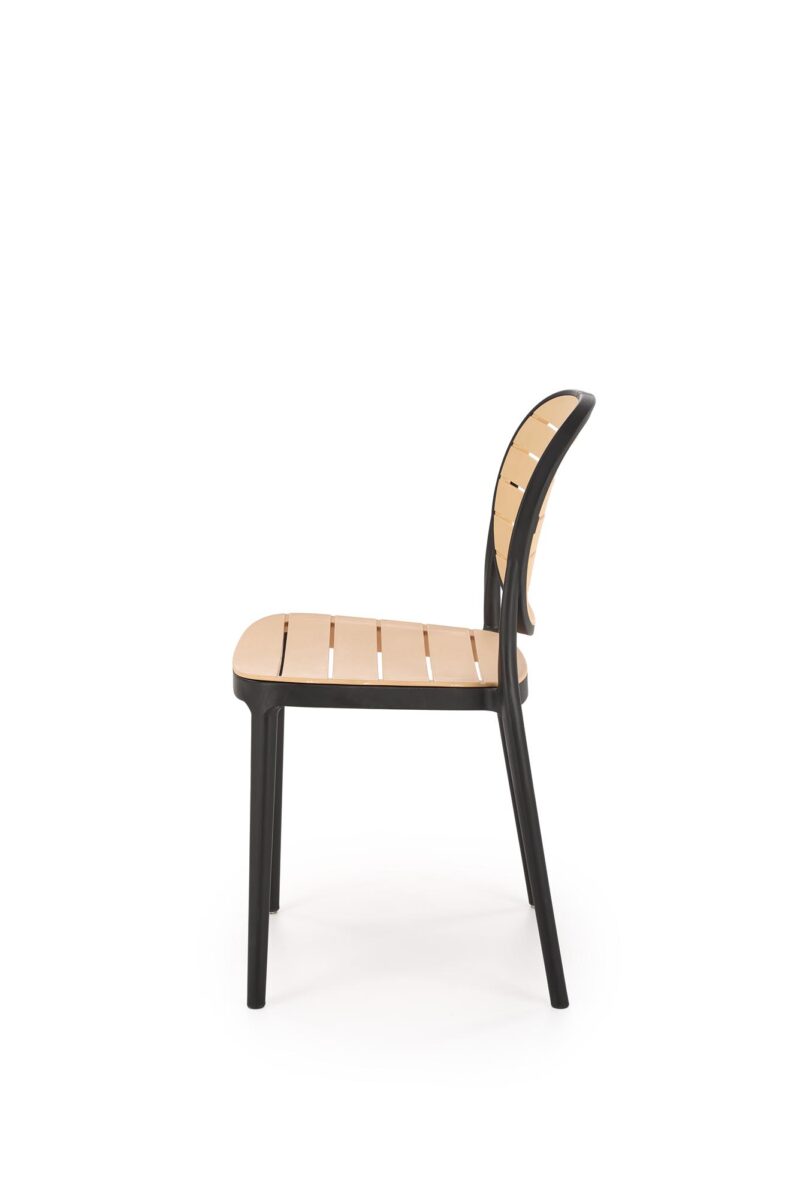 K529 tuoli, musta / luonnollinen