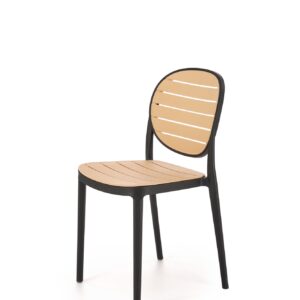 K529 tuoli, musta / luonnollinen