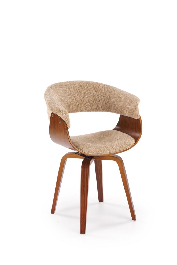 K545 tuoli, beige/pähkinä