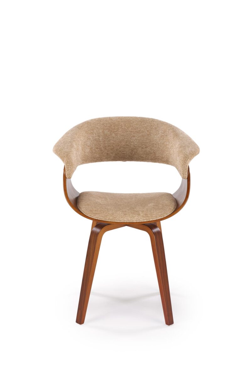 K545 tuoli, beige/pähkinä
